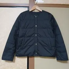 OPAQUE.CLIP ミュラーダウン 2way ノーカラージャケット ブラック