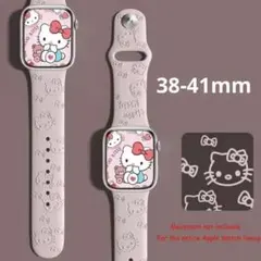 【新品未使用】Apple Watch 38-41mm シリコンバンド ピンク
