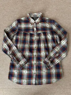 Eddie Bauer チェック柄 長袖シャツ PXS