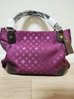 パープル ハンドバッグ