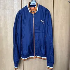 PUMA ナイロンジャケット ネイビー