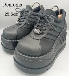 最終値下げ】Demonia 厚底スニーカー ブラック 約10cmヒール - メルカリ