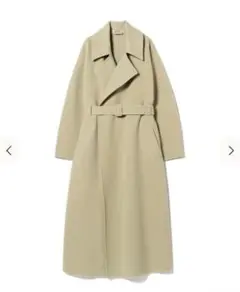 AURALEE オーラリー 2023aw コート　ライトカーキ　ピスタチオ