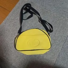 LACOSTE イエロー ショルダーバッグ