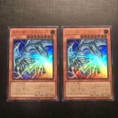 白き幻獣-青眼の白龍 ブルーアイズ・ホワイト・ドラゴン ウルトラレア　2枚