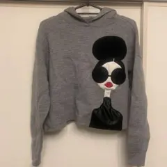 alice+olivia アリスアンドオリビア ニット ブラック セーター Alice+Olivia(アリスオリビア) ニット・セーター(レディース) - 海外