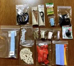 手芸用品リボン・レース・平革ひもなど色々詰め合わせ❣️