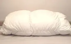 【クリーニング済】羽毛布団 シングル 150cm x 210cm