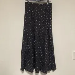ドット ロングスカート　水玉　スカート　ローリーズファーム