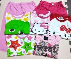 ７点セット　まとめ売り　80cm　90cm　キティーちゃん　ガチャピンムック