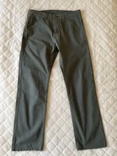 グリーン ワークパンツ