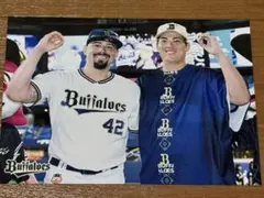 オリックスバファローズ　九里亜蓮選手　マチャド選手　フォト