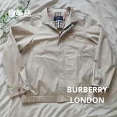 極美品BURBERRY LONDONバーバリーロンドン ブルゾンL裏ノバチェック