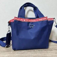 DOG DEPT 2WAY ショルダーバッグ ネイビーのサムネイル