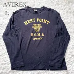 AVIREX WEST POINT U.S.M.A 長袖カットソー L ロンtのサムネイル