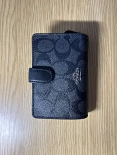 Coach ブラック 二つ折り財布