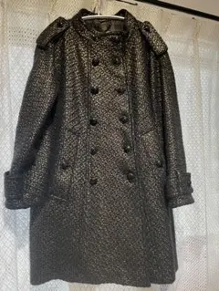 バーバリーロンドン 正規店 ゴールド ウールコート トレンチ チェスターコート