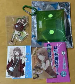 スシローコラボ みのりマルチポーチアクリルスタンド カード ステッカーセット