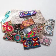 インド刺繍リボン・ハギレセット＜M28＞