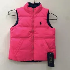 ポロ　ラルフローレンのリバーシブルダウンベスト　120cm