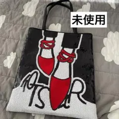 スパンコール付き　レディース　トートバッグ　ショルダーバッグ