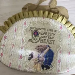 ディズニーランド⭐︎美女と野獣 フリル付きバッグ　ベル　ランチバッグ　トートバッグ