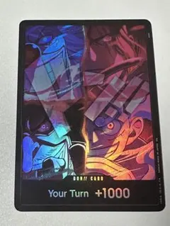 ワンピースカード　四皇　ドンカード　英語　2nd anniversary