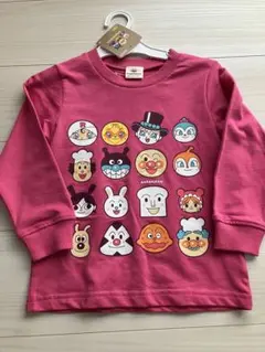 新品 アンパンマンキャラクター トレーナー 110cm ピンク