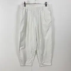 訳あり GU ジーユー デニムバルーンパンツ カーブワイドズボン ゴム付き M