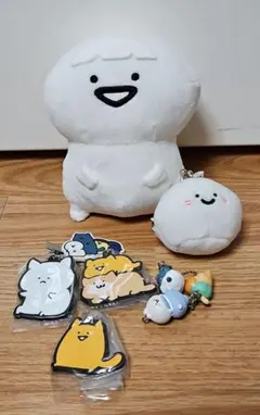 お文具といっしょ　いろいろな前髪 ぬいぐるみ　お文具さん　キーホルダーセット