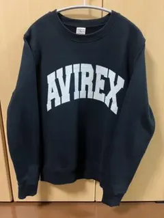 AVIREX クルーネック ロングスリーブ スウェット　ネイビーのサムネイル