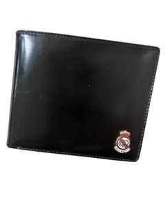 Real Madrid ブラックレザー 名刺入れ