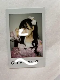 松本かれん 直筆サイン入りワイドチェキ - メルカリ