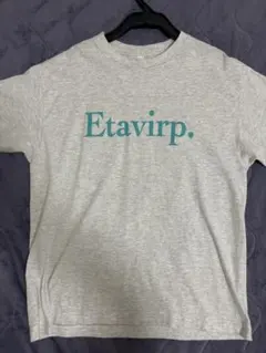 M Etavirp Logo T-Shirt Ash × Aqua エタヴァープのサムネイル