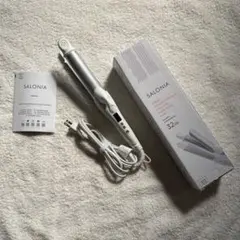 【週末セール】 SALONIA 2WAYヘアアイロン32mm ホワイト