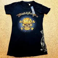 新品未使用クリスチャンオードジェー スカル ラインストーン Tシャツ M Y2Kのサムネイル