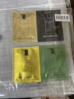 shu uemura クレンジングオイル サンプル4種計8個セット