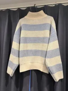 【1度着用のみ】beams Heart ボーダーニット