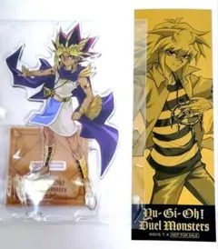 ◇ 遊戯王 コラボカフェ本舗 等身アクリルスタンド 闇遊戯 アテム 2点