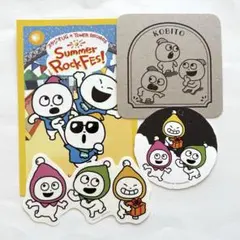 スタジオUGにしむらゆうじ購買部　クリスマスステッカー　こびと　コースター