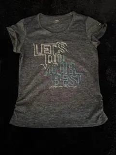 LET'S DO YOUR BEST 半袖Tシャツ グレーのサムネイル