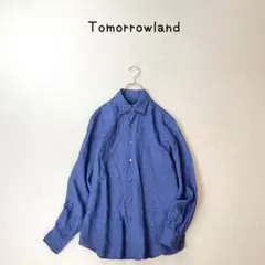 Tomorrow land メンズサイズ　リネン100 % 麻　シャツ