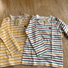 【新品タグ付き】DOUBLE B 長袖Ｔシャツ 100センチ　2枚セット