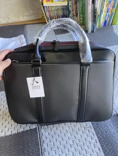 TAKEO KIKUCHI ビジネスバッグ 黒 715501 新品未使用タグ付き
