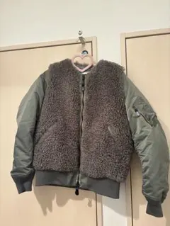 HYKE(ハイク)ユナイテッドアローズ　ボア付きMA-1ジャケット