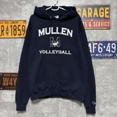 Champion パーカー MULLEN VOLLEYBALL カレッジ　古着