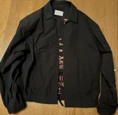ブラックウィドウ　21ssナイロンドリズラージャケット　黒 Mサイズ