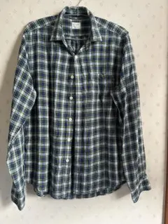 BACK NUMBER 長袖チェックシャツ