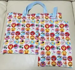 レッスンバッグ シューズケースセット♡ハンドメイド