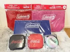 COLEMAN  コールマン×コカ・コーラ　コラボトート&カリビナ付ポーチセット